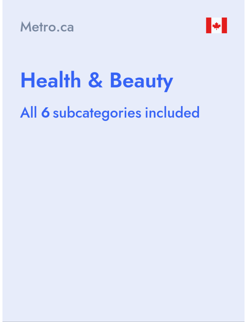 Health & Beauty - Metro.ca - Canada