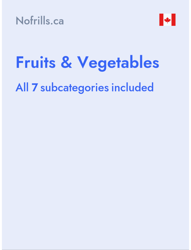 Fruits & Vegetables - Nofrills.ca - Canada