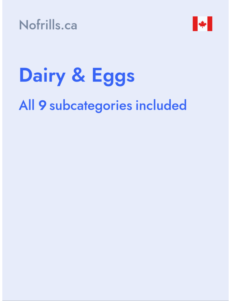 Dairy & Eggs - Nofrills.ca - Canada