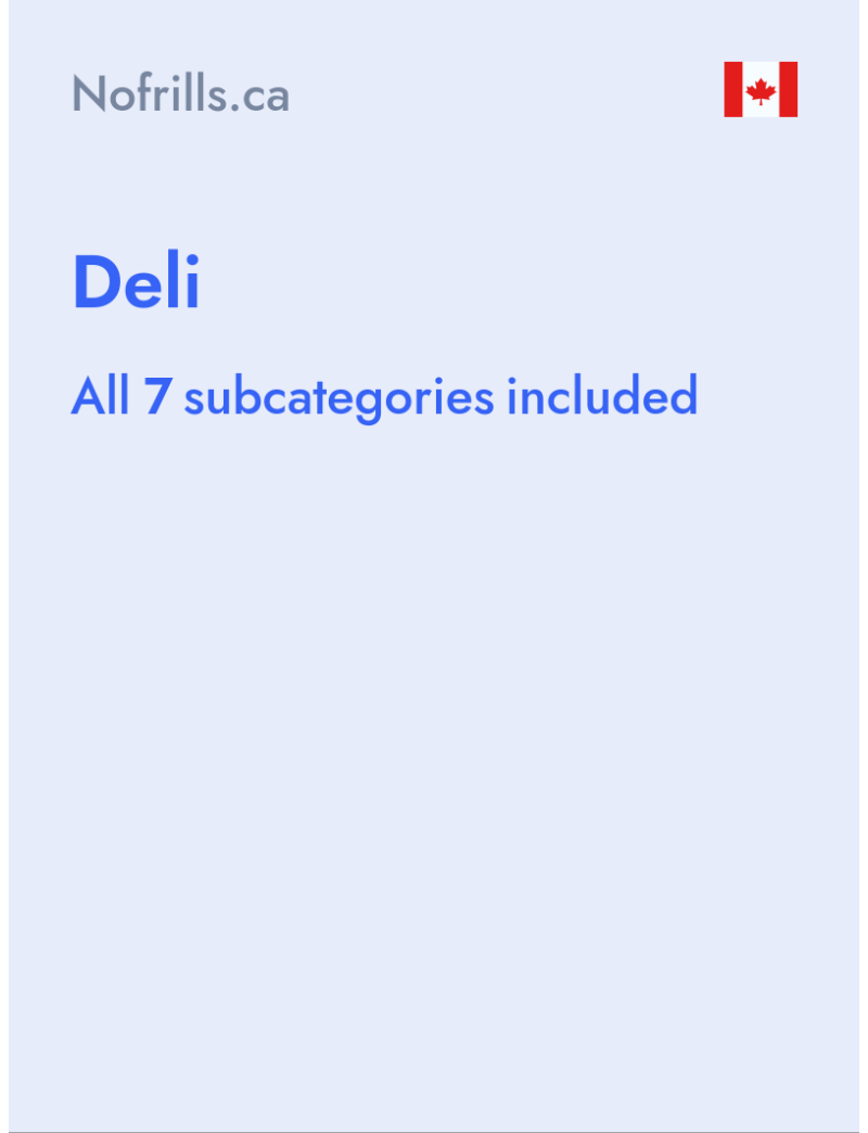 Deli - Nofrills.ca - Canada
