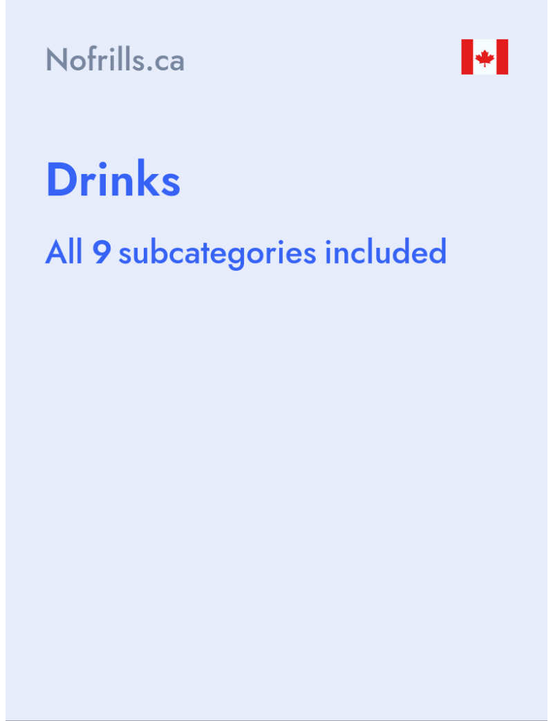 Drinks - Nofrills.ca - Canada