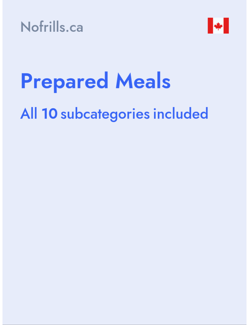 Prepared Meals - Nofrills.ca - Canada