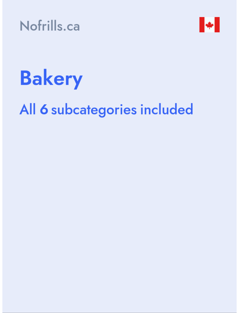Bakery - Nofrills.ca - Canada