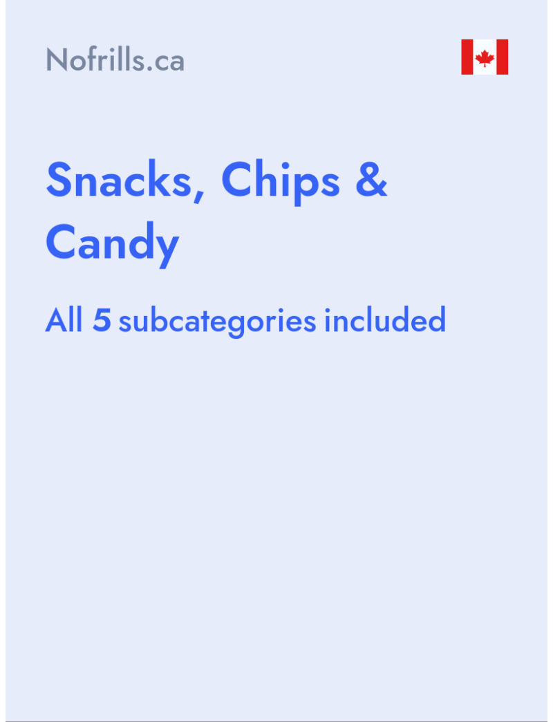 Snacks, Chips & Candy - Nofrills.ca - Canada