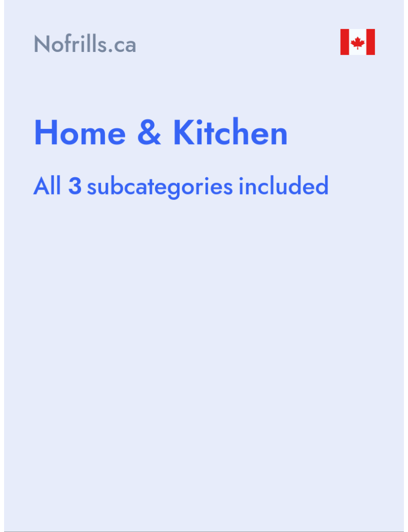 Home & Kitchen - Nofrills.ca - Canada