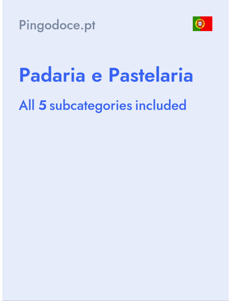 Padaria e Pastelaria - Pingodoce.pt - Portugal