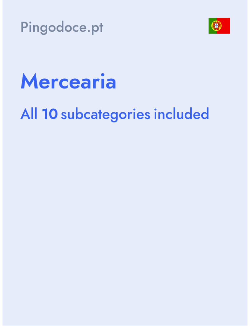 Mercearia - Pingodoce.pt - Portugal