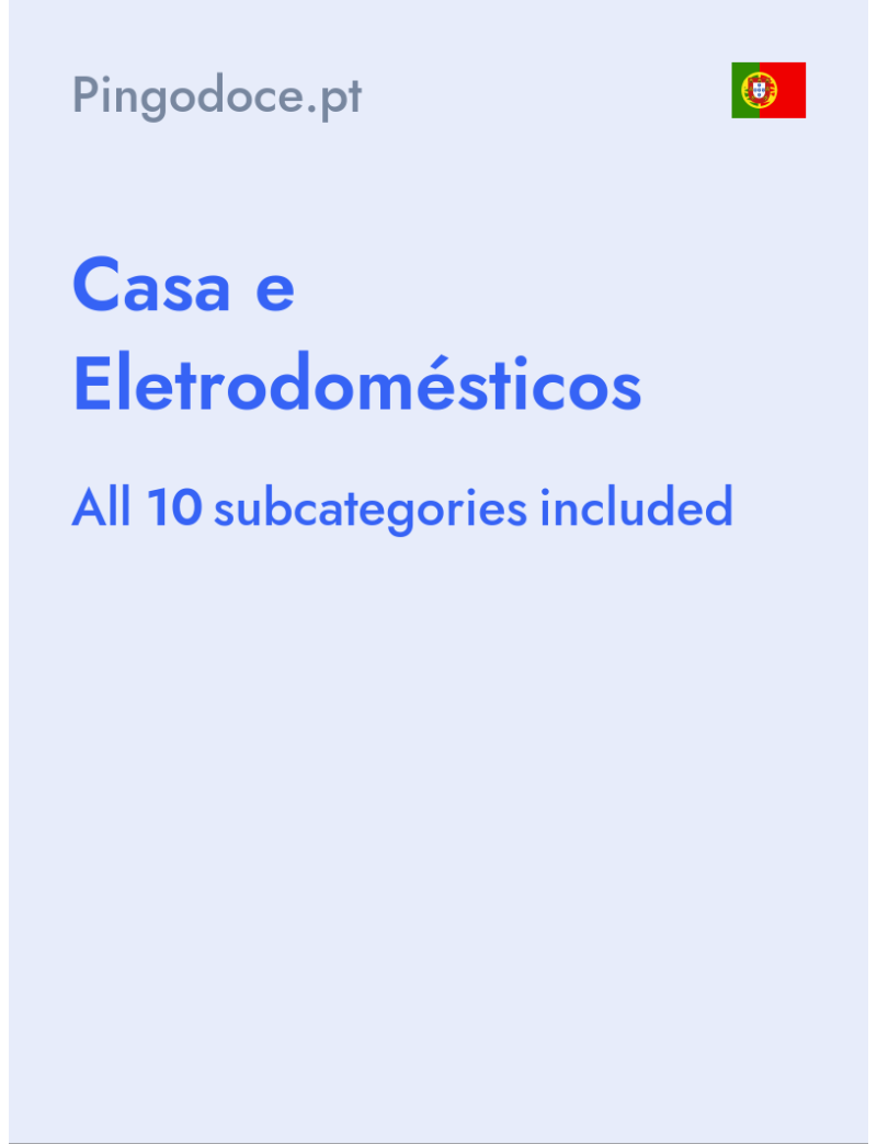 Casa e Eletrodomésticos - Pingodoce.pt - Portugal