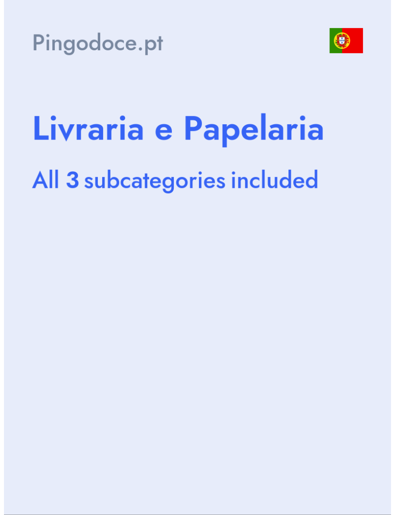Livraria e Papelaria - Pingodoce.pt - Portugal