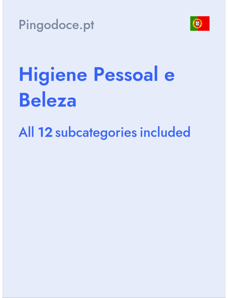 Higiene Pessoal e Beleza - Pingodoce.pt - Portugal