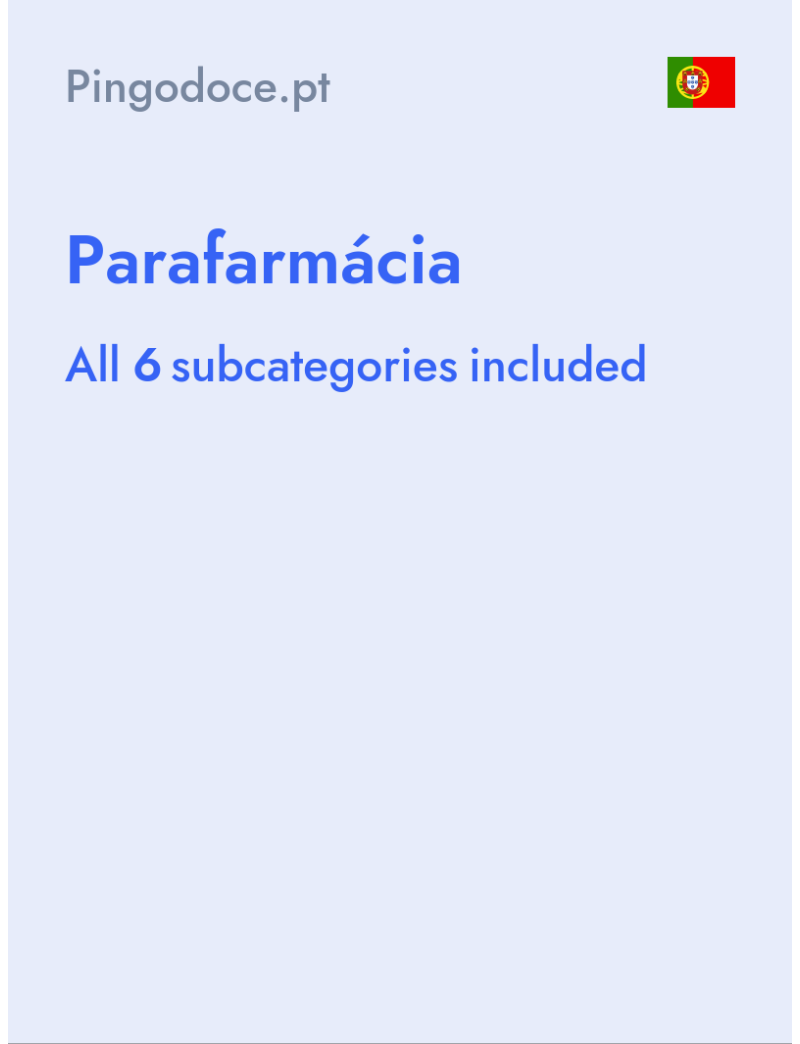 Parafarmácia - Pingodoce.pt - Portugal
