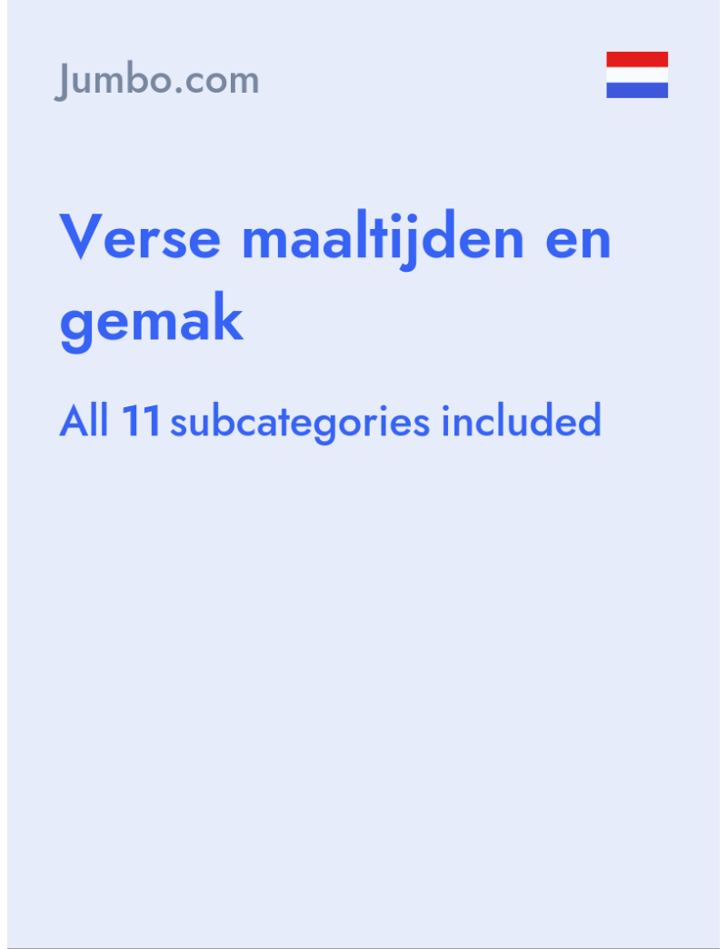 Verse maaltijden en gemak - Jumbo.com - Netherlands