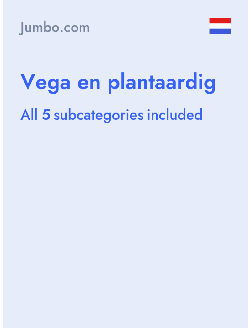 Vega en plantaardig - Jumbo.com - Netherlands