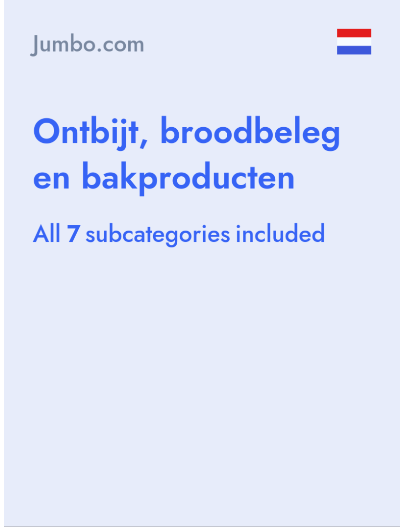 Ontbijt, broodbeleg en bakproducten - Jumbo.com - Netherlands