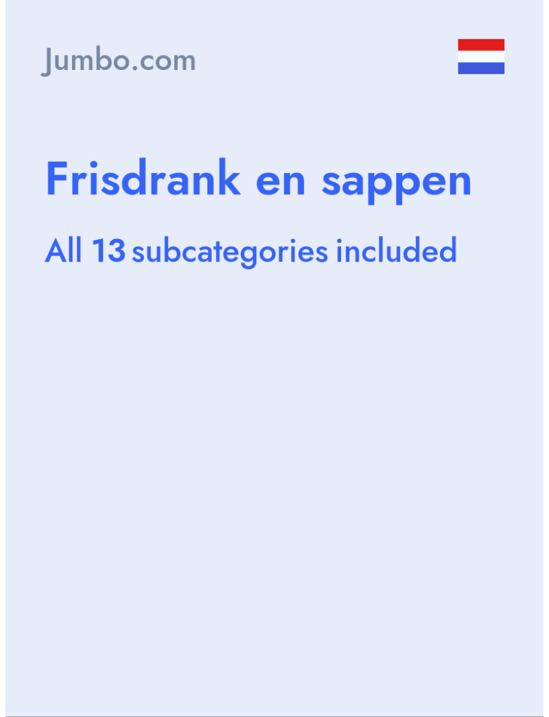 Frisdrank en sappen - Jumbo.com - Netherlands