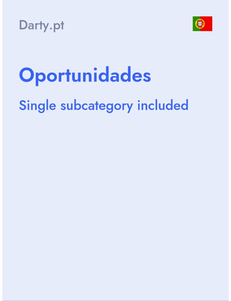 Oportunidades - Darty.pt - Portugal