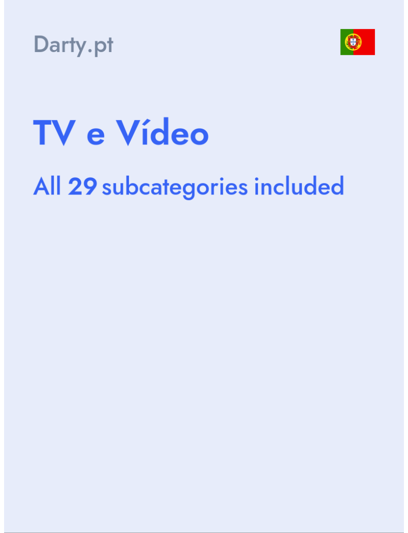 TV e Vídeo - Darty.pt - Portugal