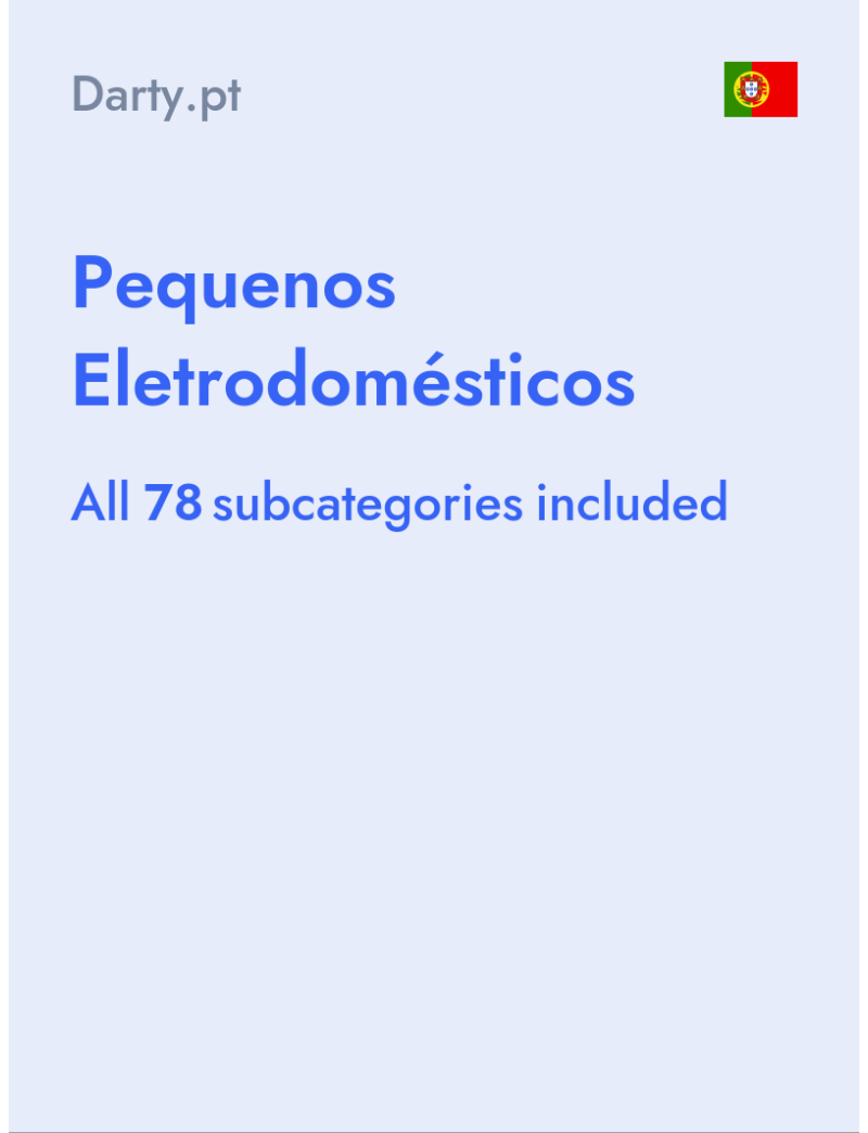 Pequenos Eletrodomésticos - Darty.pt - Portugal