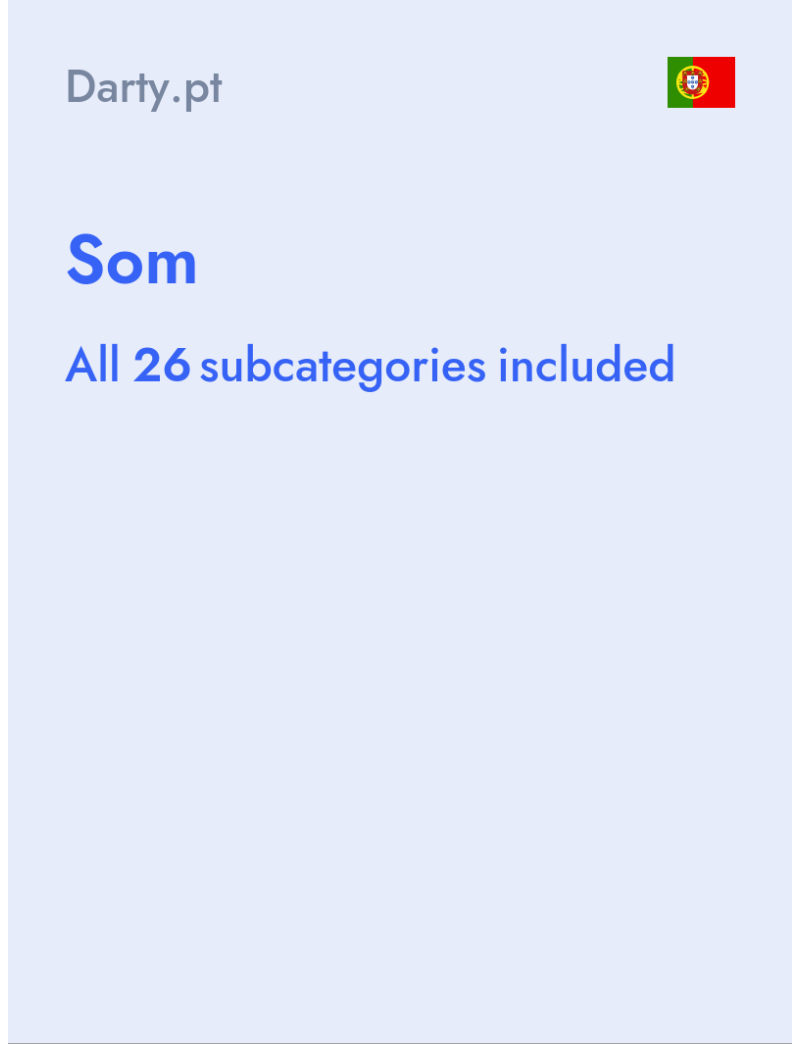 Som - Darty.pt - Portugal