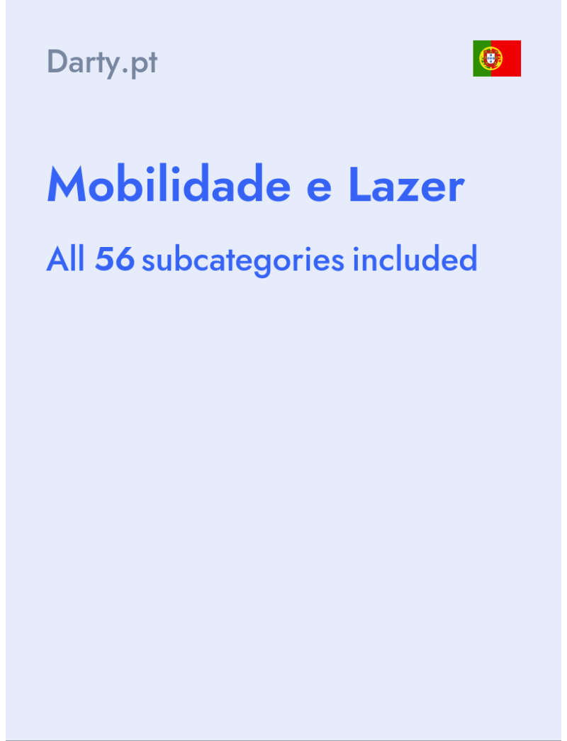 Mobilidade e Lazer - Darty.pt - Portugal