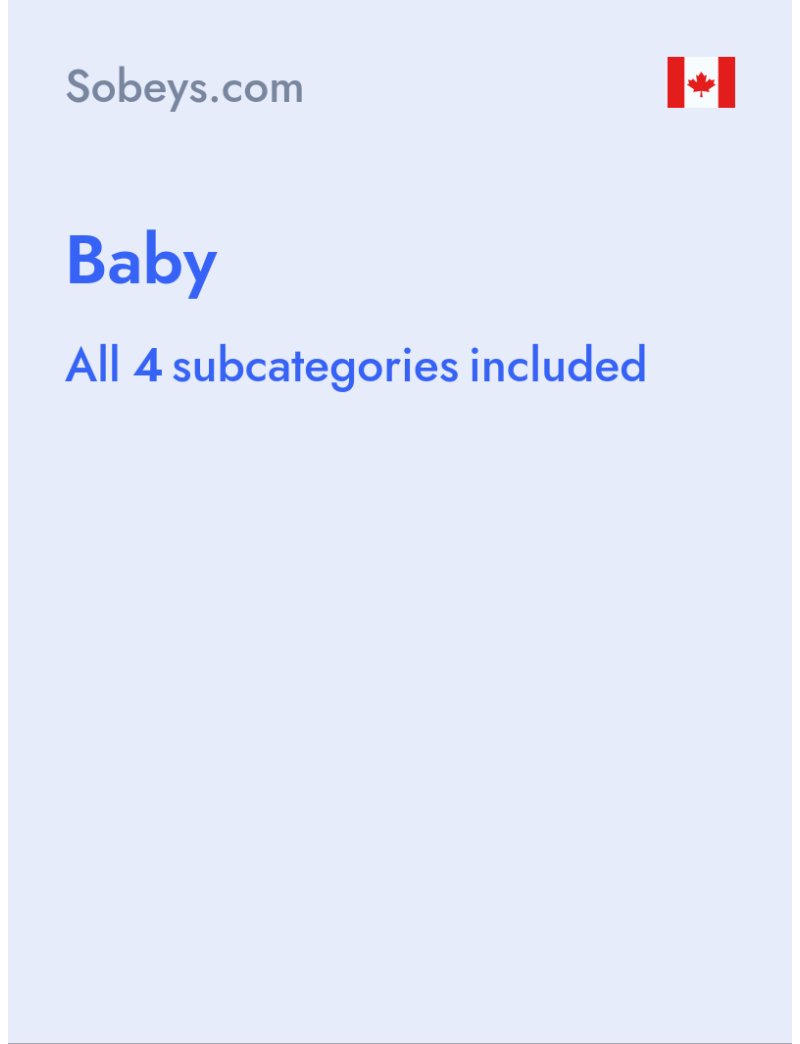 Baby - Sobeys.com - Canada