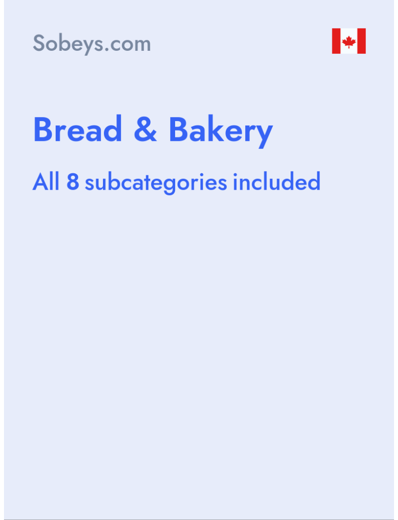Bread & Bakery - Sobeys.com - Canada