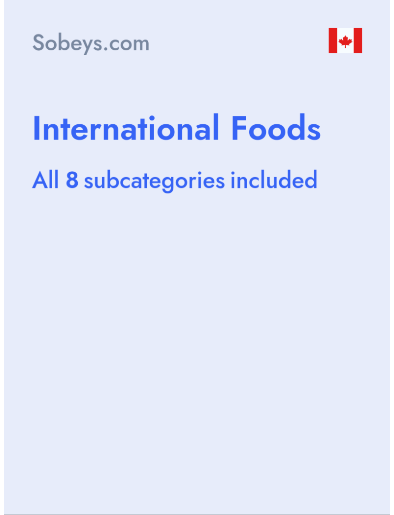 International Foods - Sobeys.com - Canada