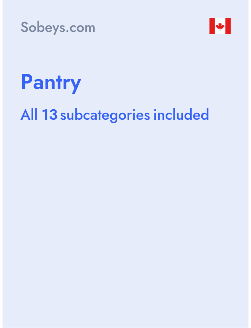 Pantry - Sobeys.com - Canada