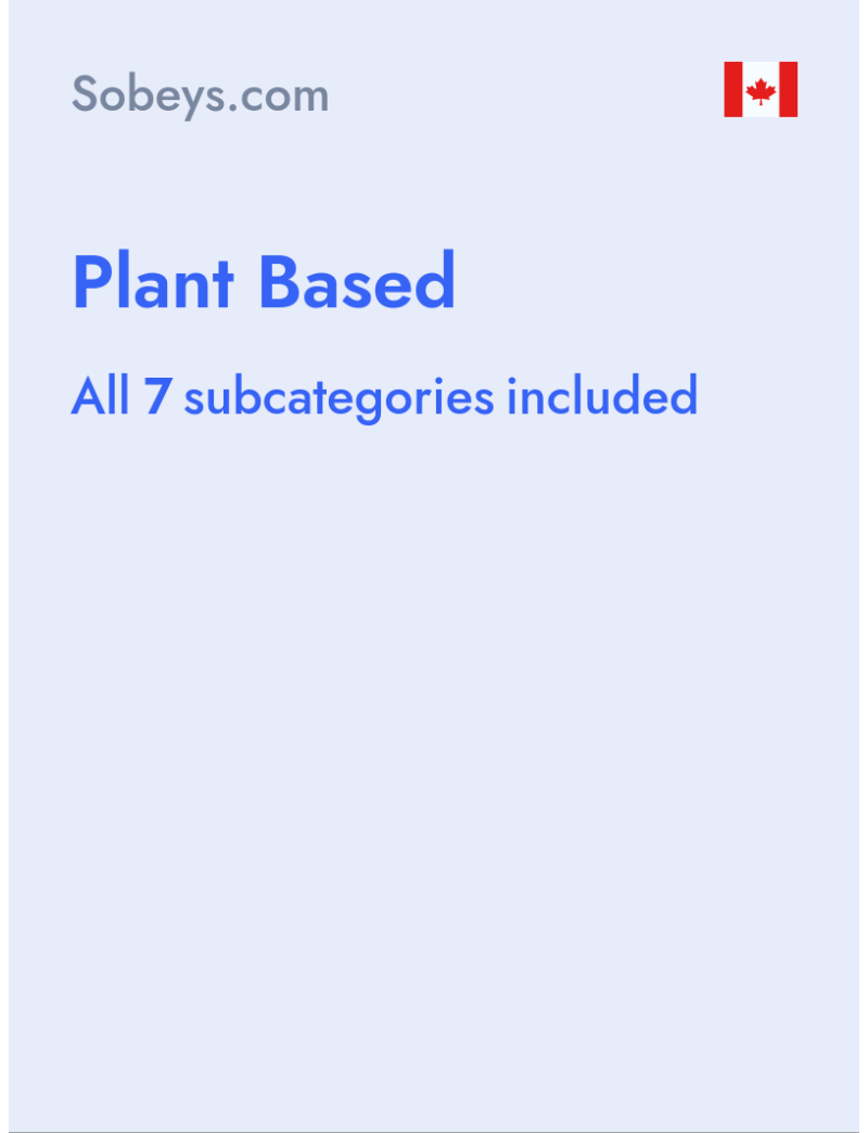 Plant Based - Sobeys.com - Canada