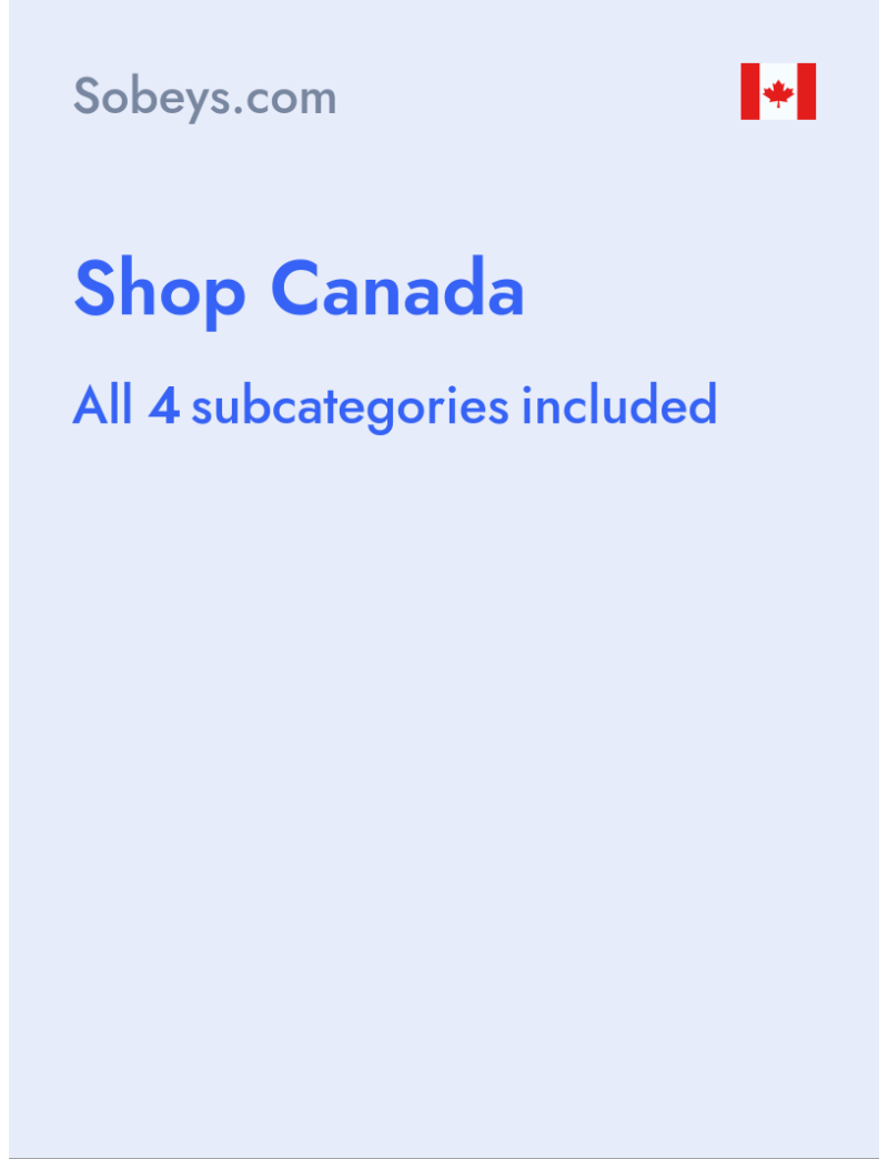Shop Canada - Sobeys.com - Canada