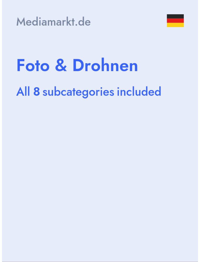 Foto & Drohnen - Mediamarkt.de - Germany