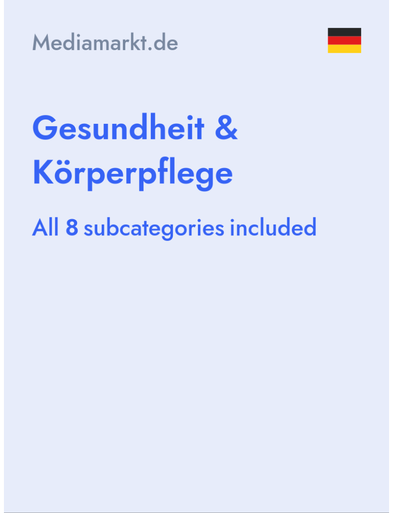 Gesundheit & Körperpflege - Mediamarkt.de - Germany