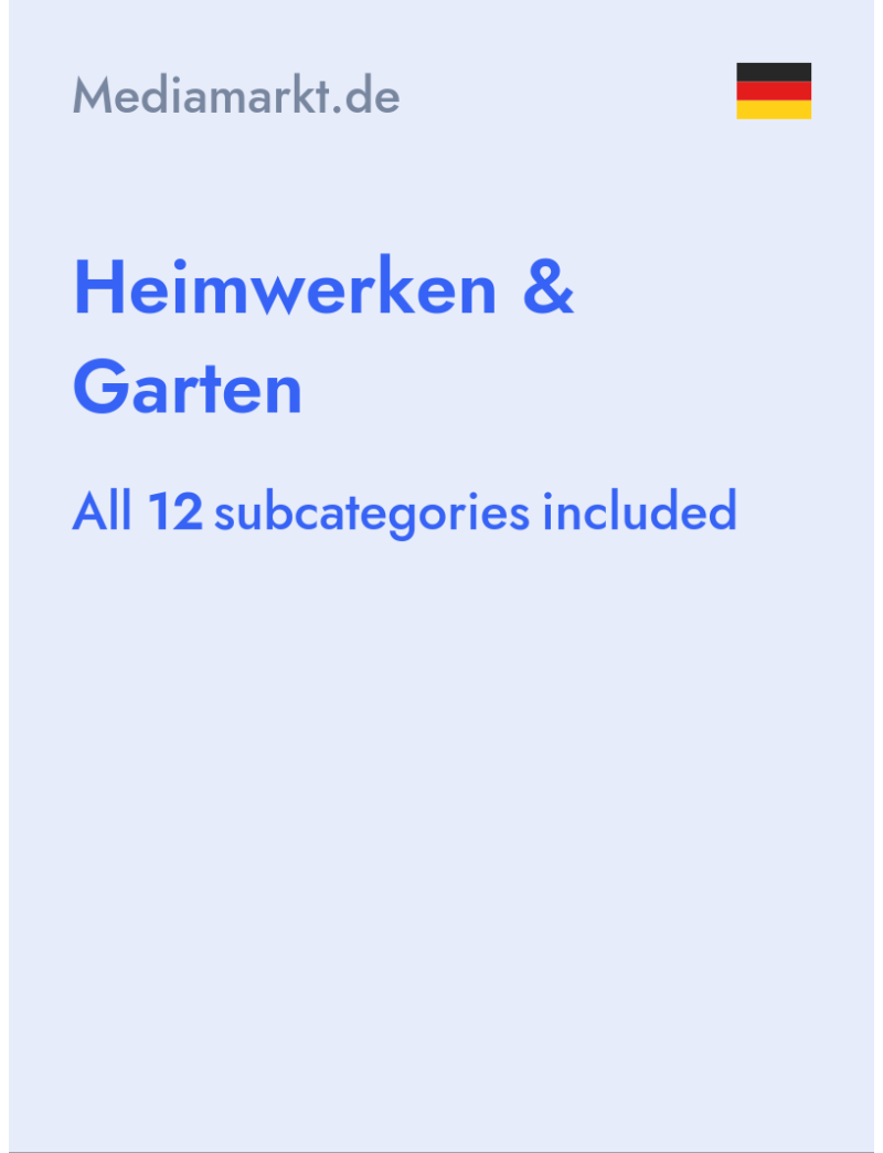 Heimwerken & Garten - Mediamarkt.de - Germany