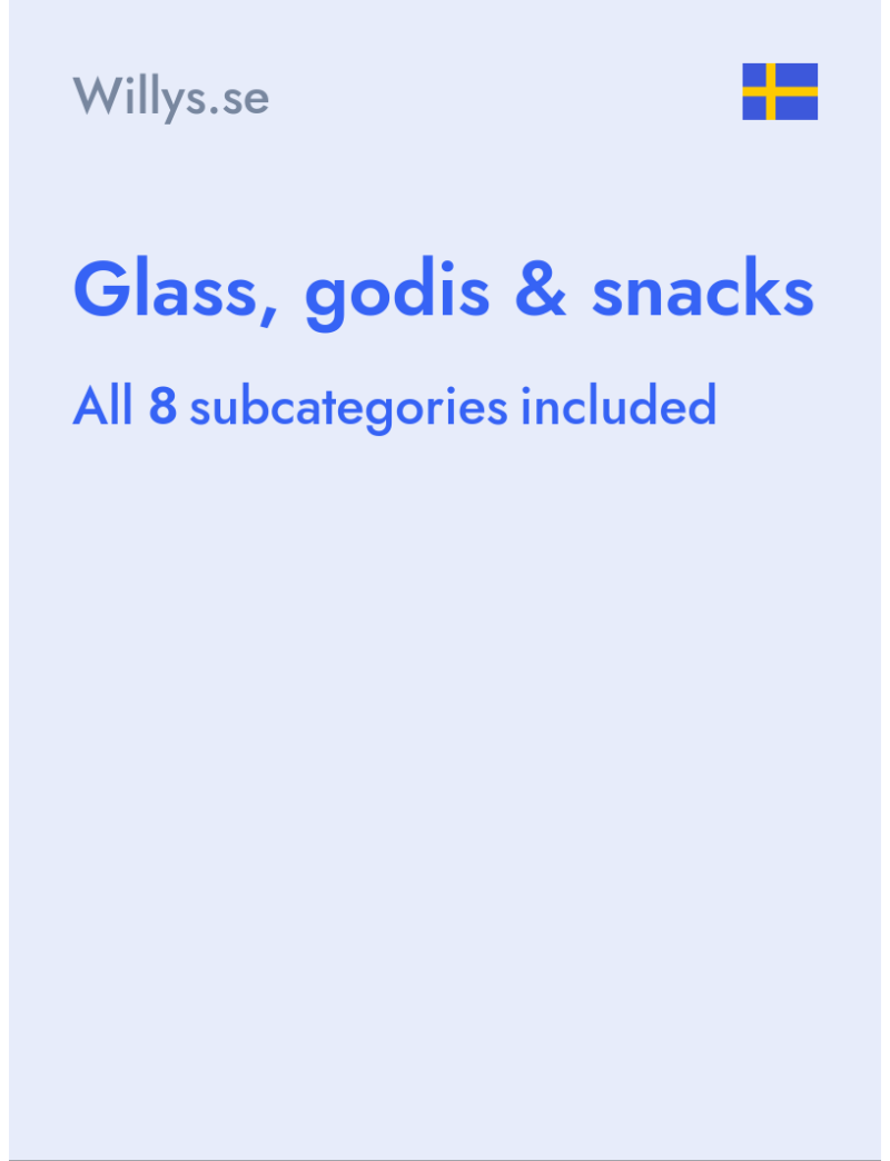 Glass, godis & snacks - Willys.se - Sweden
