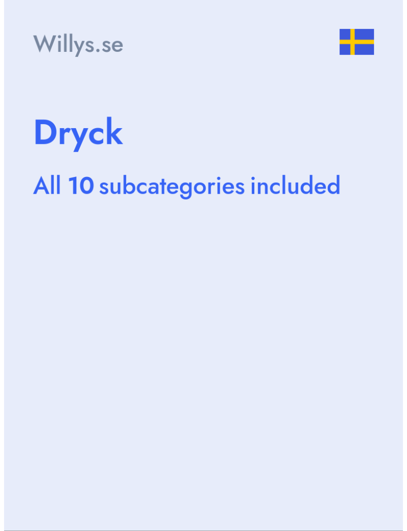 Dryck - Willys.se - Sweden