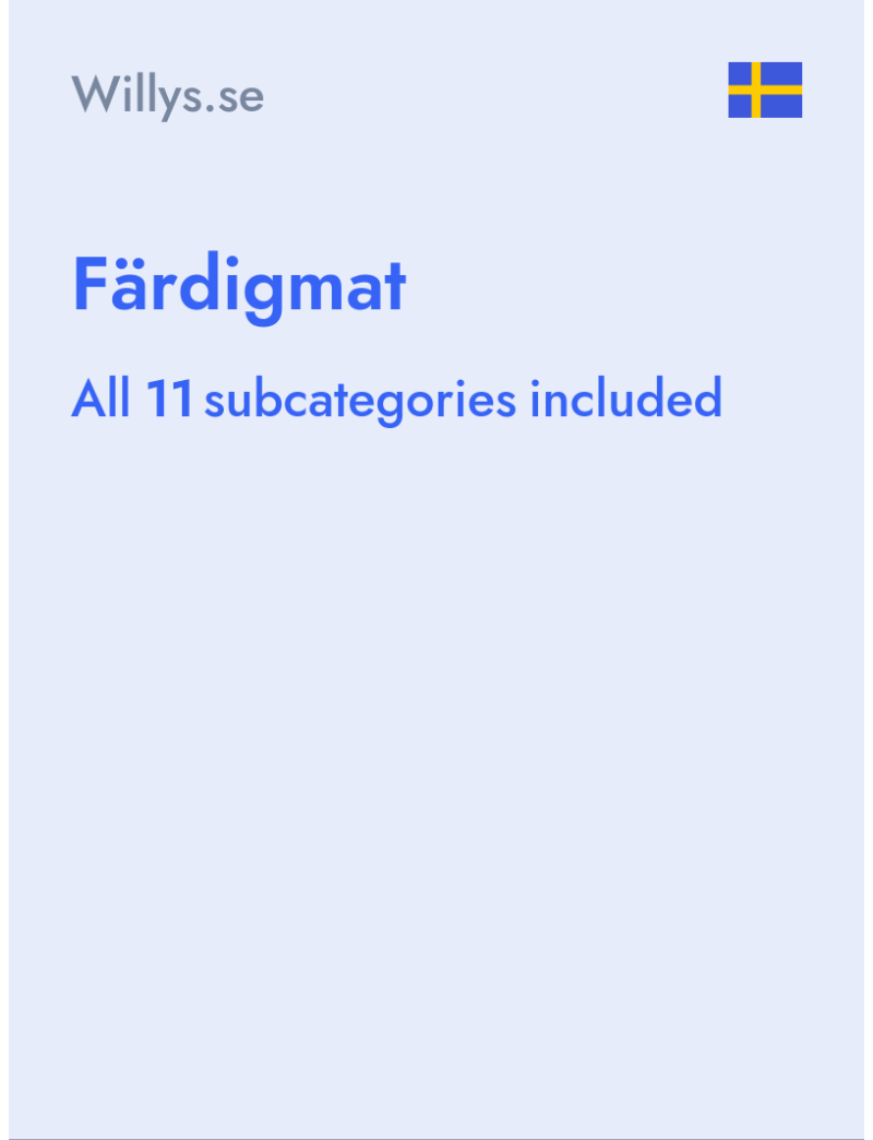 Färdigmat - Willys.se - Sweden