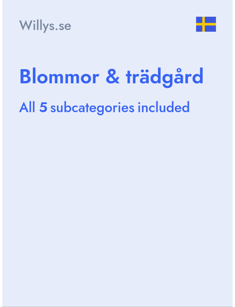 Blommor & trädgård - Willys.se - Sweden