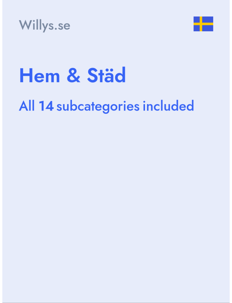 Hem & Städ - Willys.se - Sweden