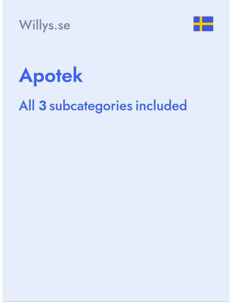 Apotek - Willys.se - Sweden