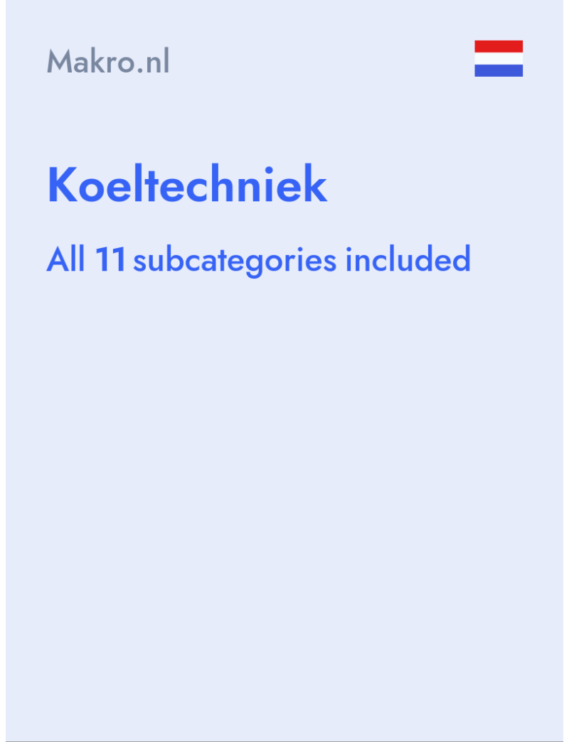 Koeltechniek - Makro.nl - Netherlands