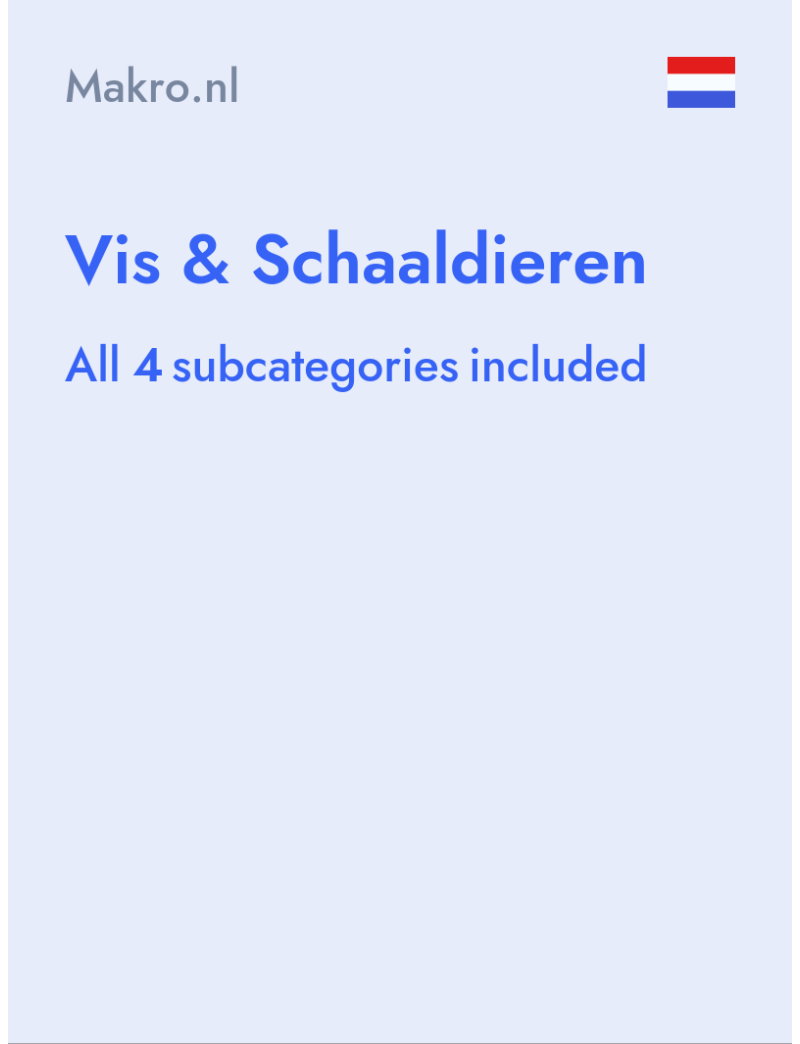 Vis & Schaaldieren - Makro.nl - Netherlands