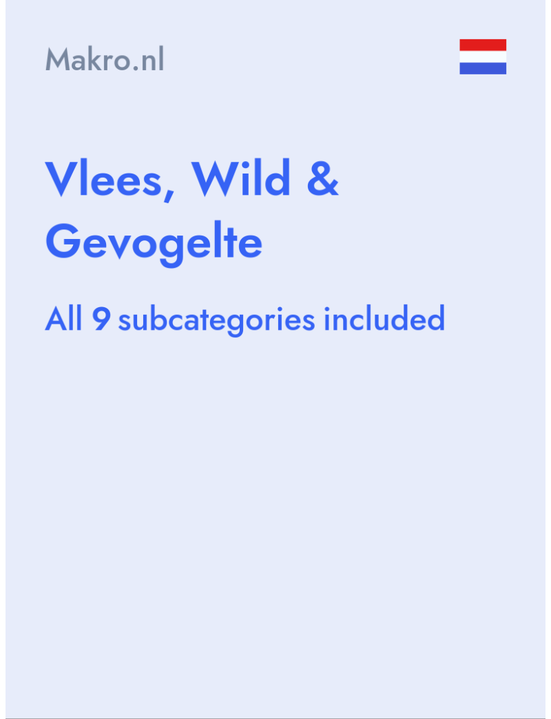 Vlees, Wild & Gevogelte - Makro.nl - Netherlands