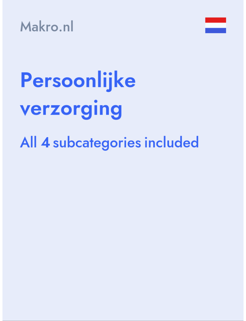 Persoonlijke verzorging - Makro.nl - Netherlands