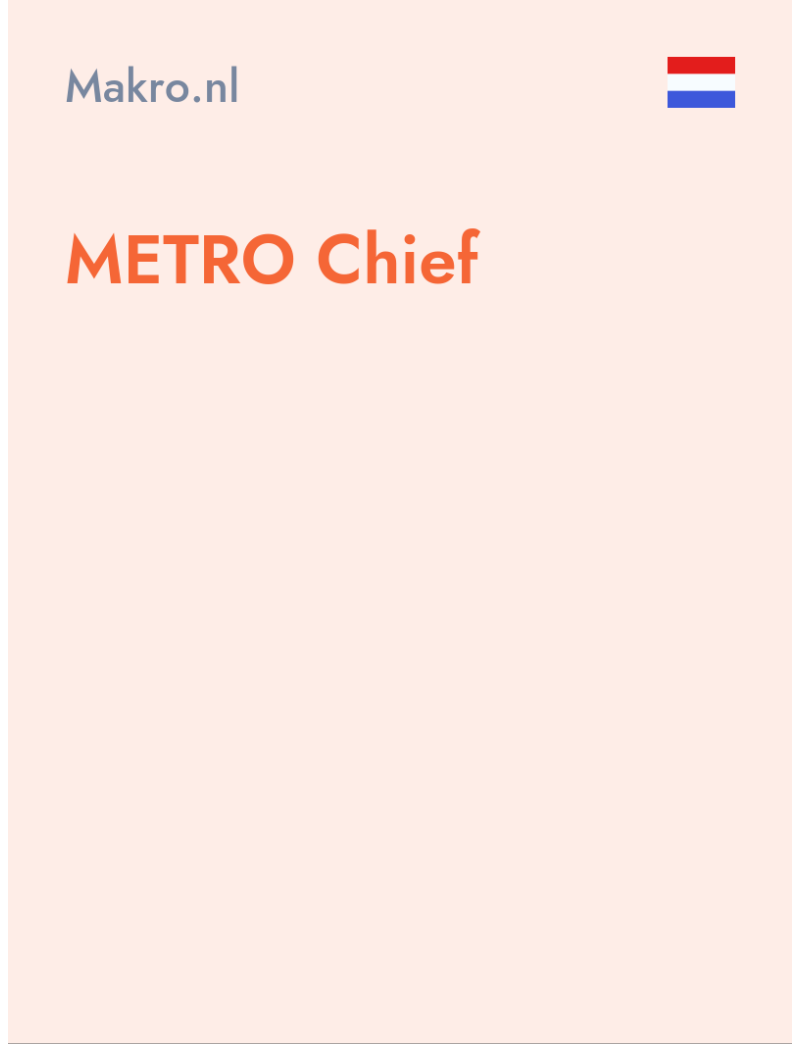 METRO Chief - Makro.nl - Netherlands