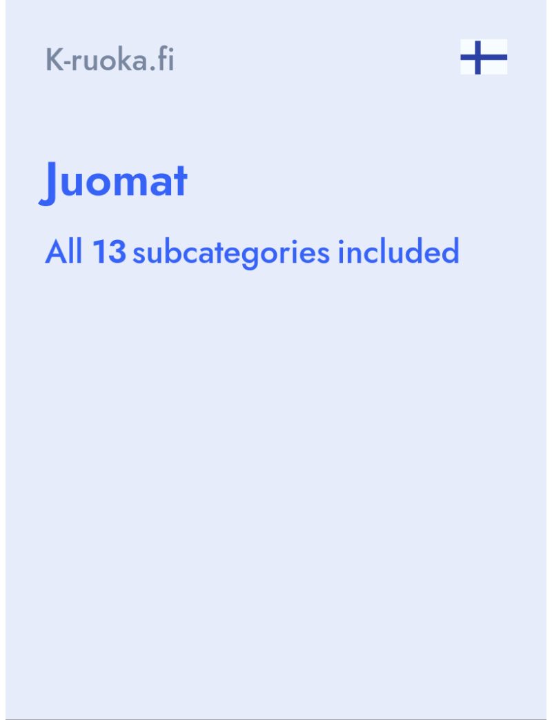 Juomat - K-ruoka.fi - Finland