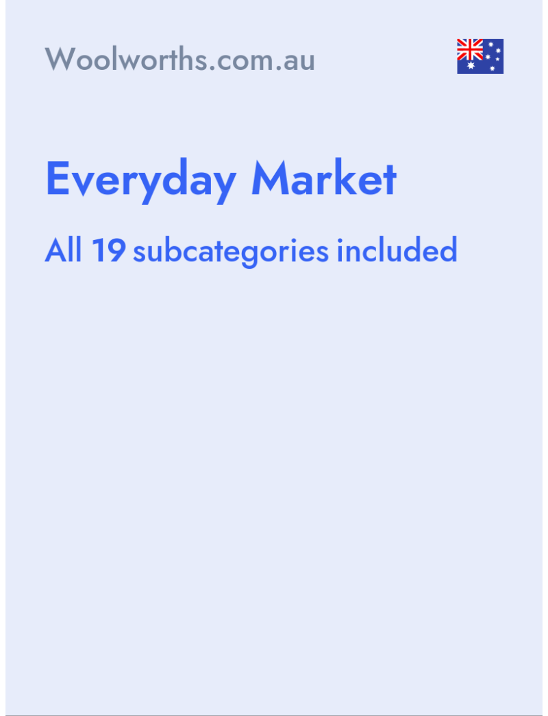 Everyday Market - Woolworths.com.au - Australia