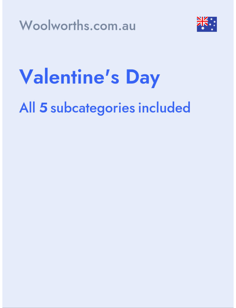 Valentine's Day - Woolworths.com.au - Australia
