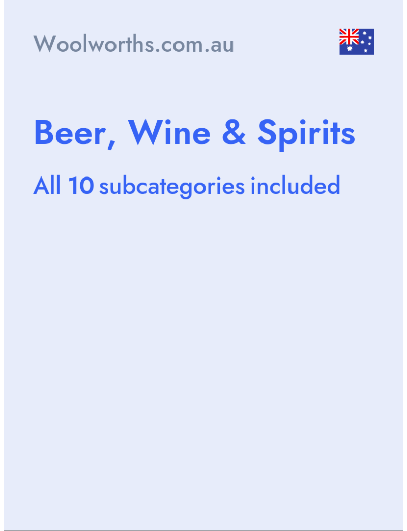 Beer, Wine & Spirits - Woolworths.com.au - Australia