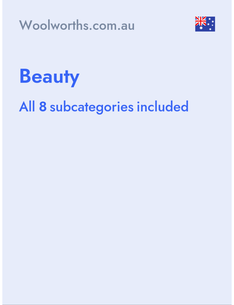 Beauty - Woolworths.com.au - Australia