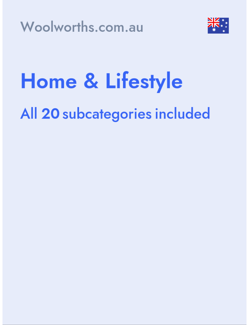 Home & Lifestyle - Woolworths.com.au - Australia